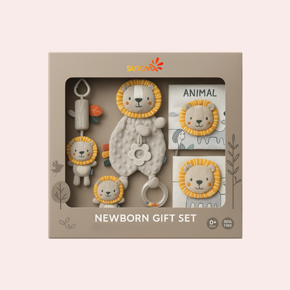 Sunlove Lion Soothing Gift Set for Newborns