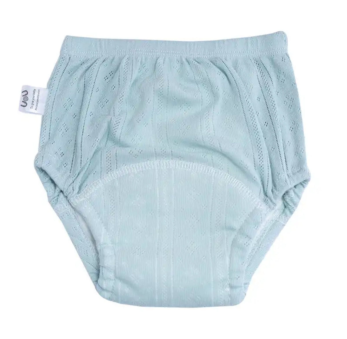Baby Shorts Solid Color Washable Underwear - Green product view