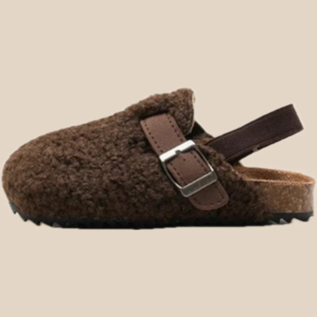 Unisex Kids' Wool Slip-On Moccasins