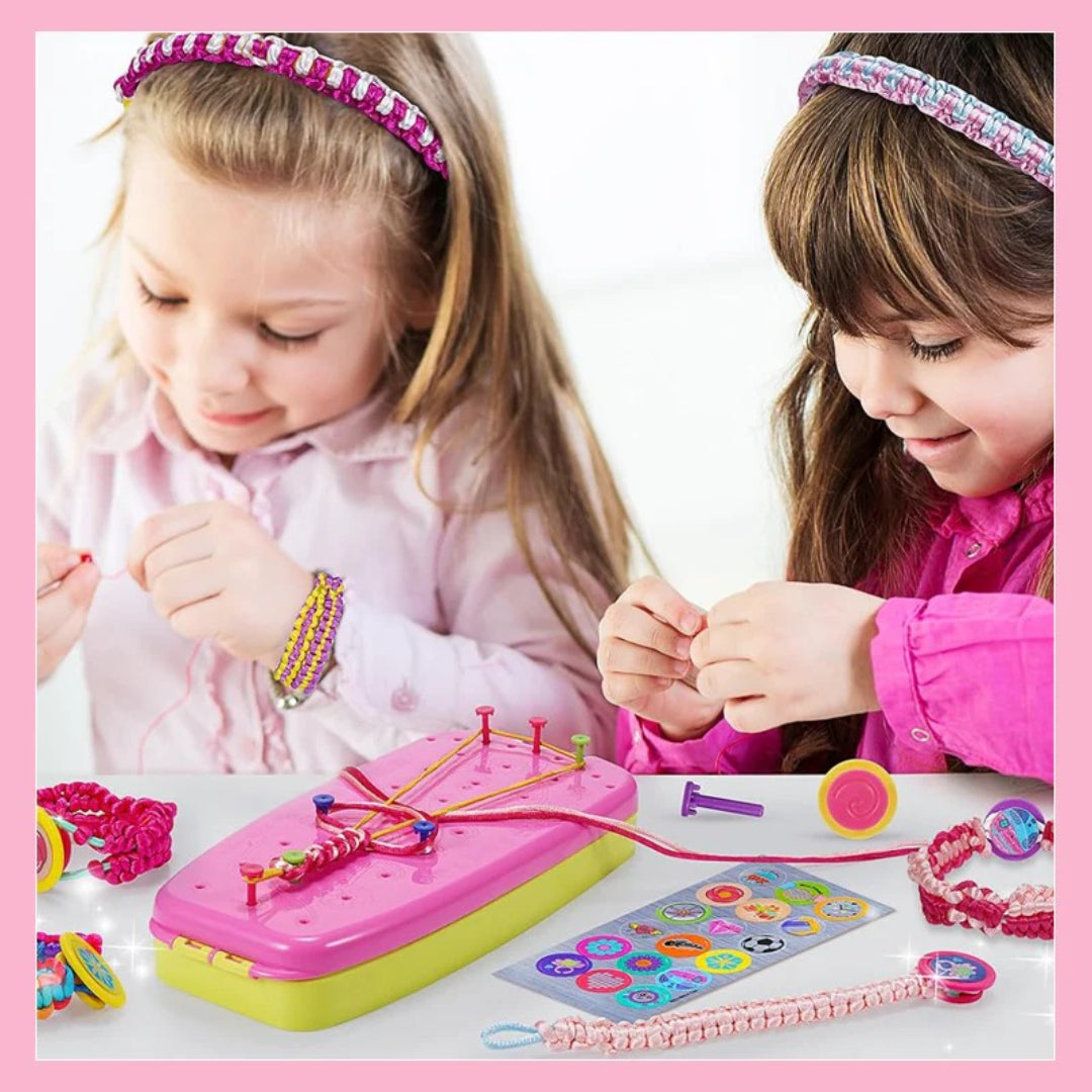 DIY Bracelet Weaving Kit - Craft Your Own Unique Bracelets