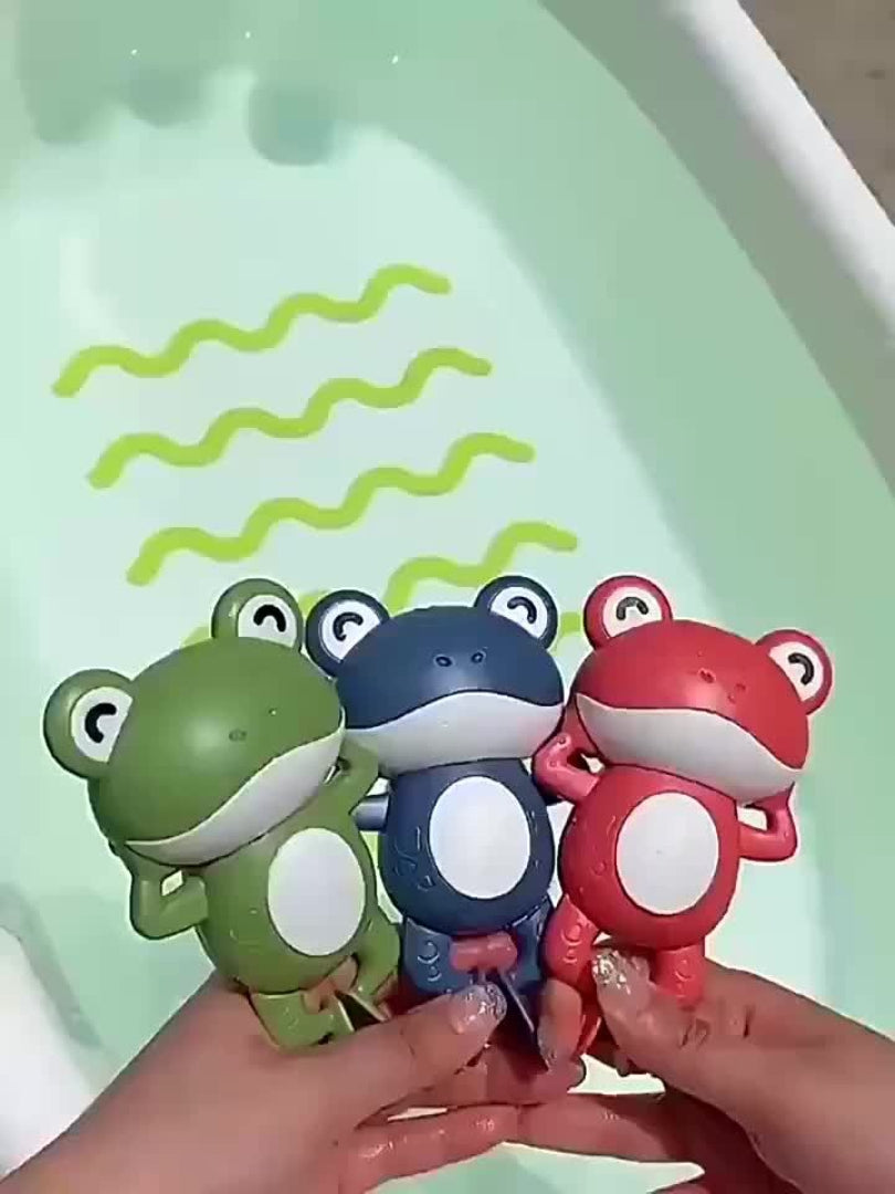 Non-Toxic Frog-Shaped Bath Toy - Fun Water Play for Kids