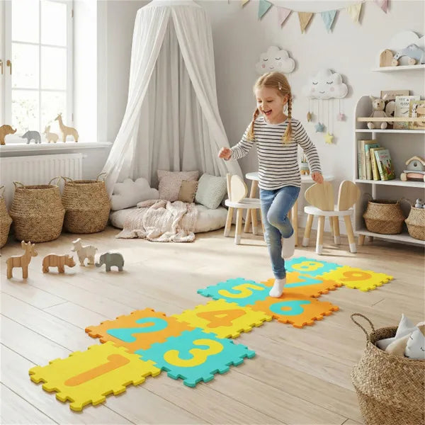 Hop & Count Soft Play Tiles
