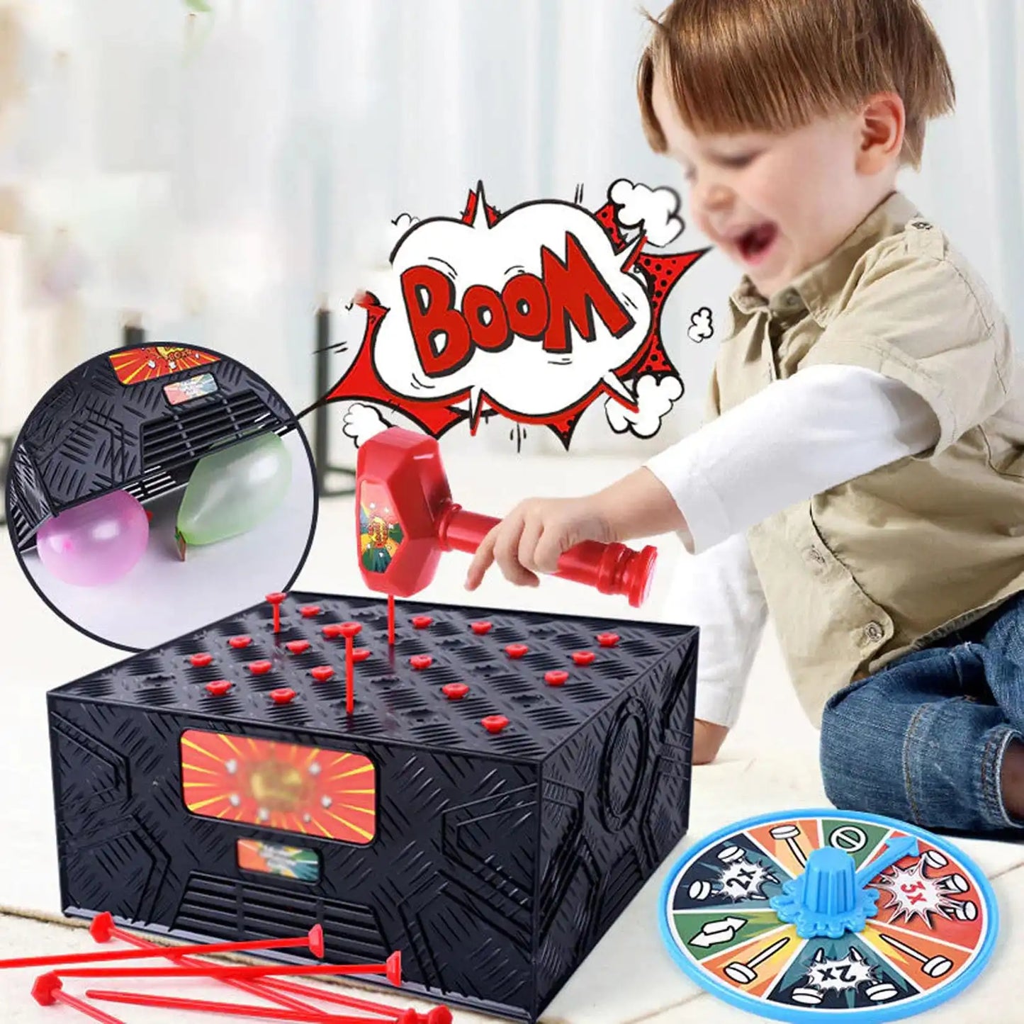 WEIQUEEN Balloon Fight Double Multiplayer Puzzle Funny Stress Relief Game