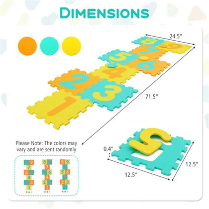 Hop & Count Soft Play Tiles