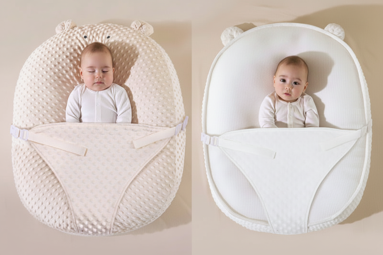Anti-Spill & Reflux-Friendly Baby Support Pillow