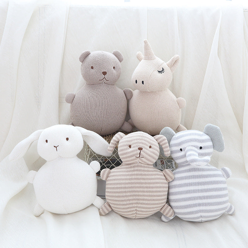 Knitted Animal Soft Toy