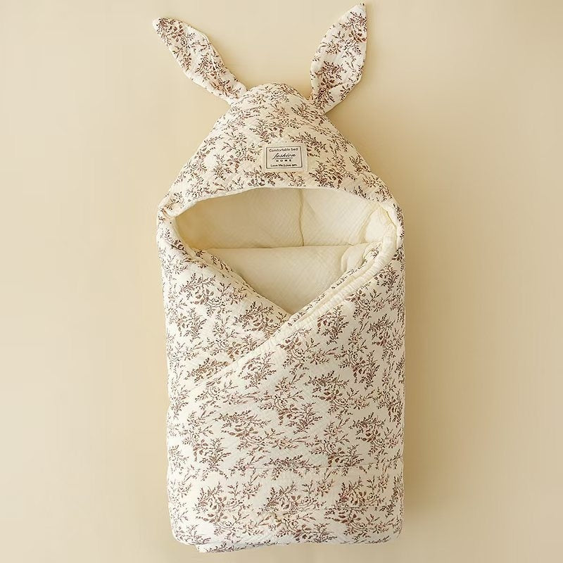 Newborn Bunny Quilted Wrap