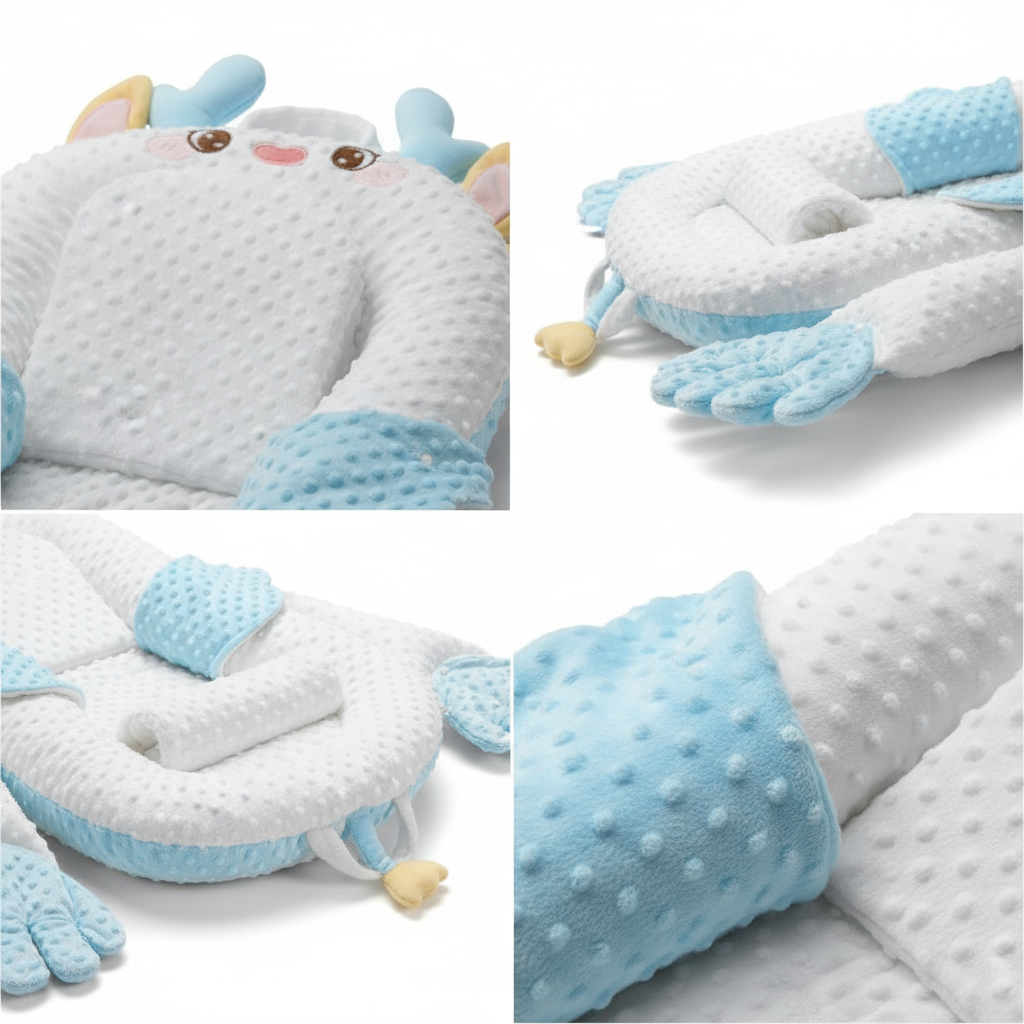 Smart Soothing Baby Lounger with Patting Hands