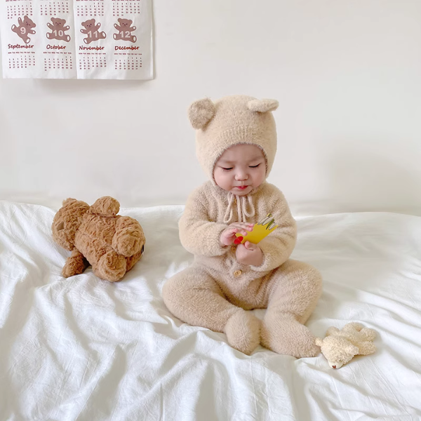 Baby Romper - Camel 12-24M (90cm) product view