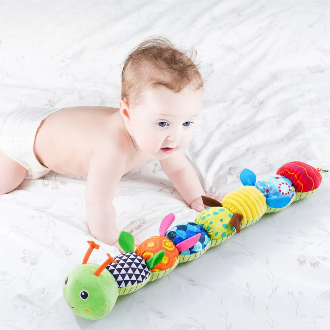 Soft Sensory Musical Caterpillar Toy for Infants