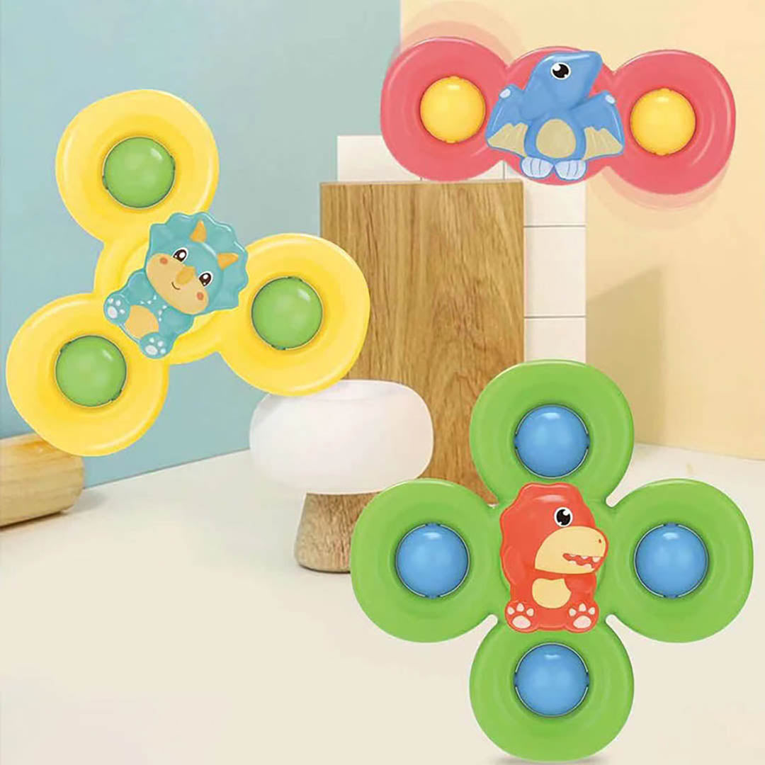 Spinning Suction Cup Toy – Engaging Sensory Play for Babies