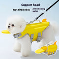 Dog Swimsuit Big Eyed Cute Life Jacket Summer Swimming