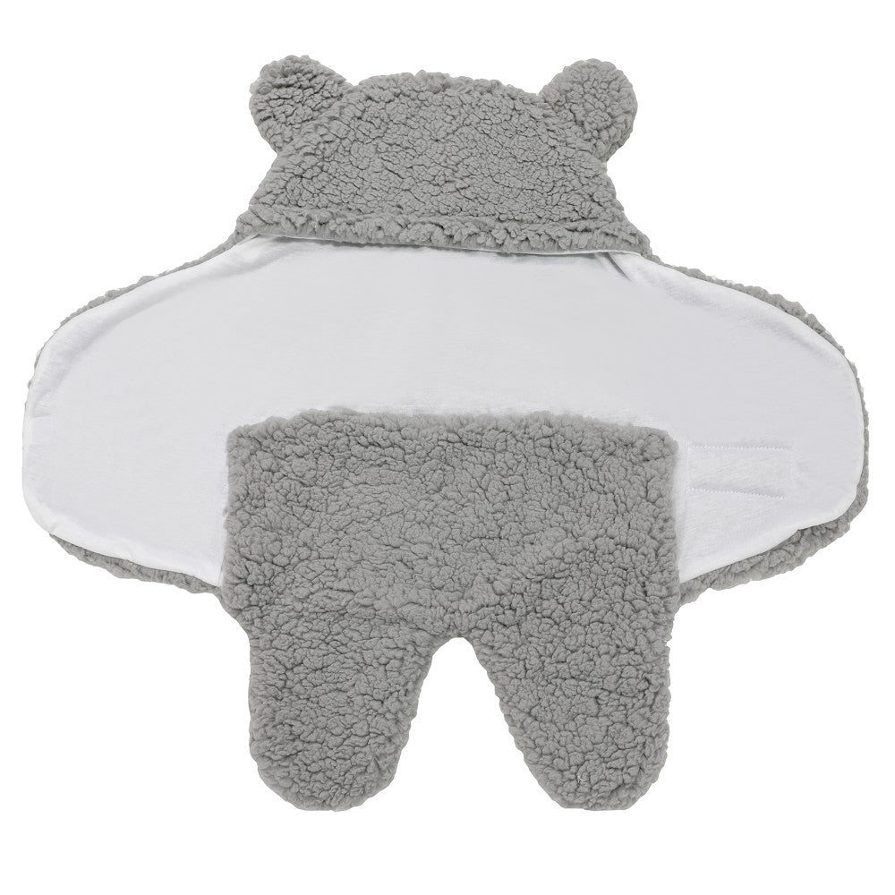 Plush Lamb Baby Swaddling Sleeping Bag