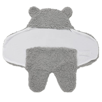 Plush Lamb Baby Swaddling Sleeping Bag