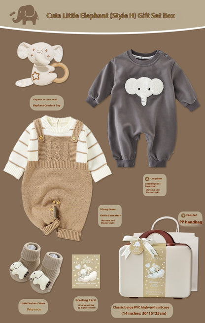 Luxury Baby Gift Set Little Elephant Newborn Collection