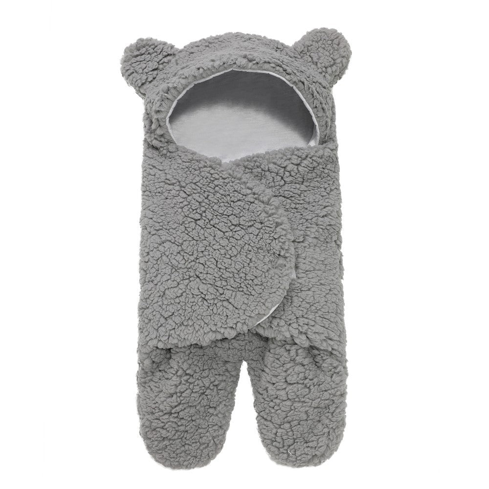 Plush Lamb Baby Swaddling Sleeping Bag