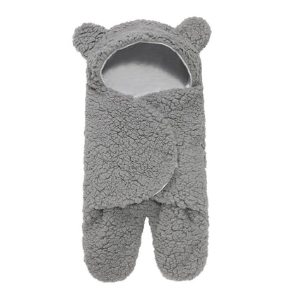 Plush Lamb Baby Swaddling Sleeping Bag