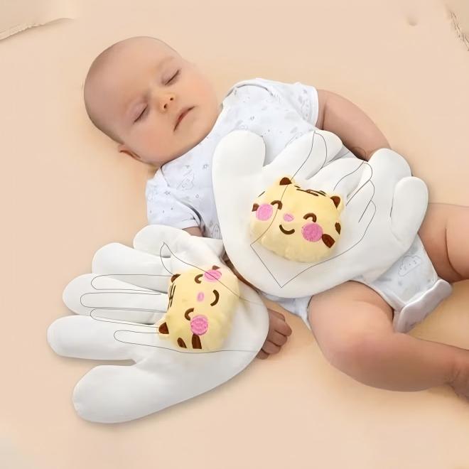 Baby Soothing Palm - Mom-Like Hand-Shaped Infant Anti-Startle Jump Sleep Aid Pillow