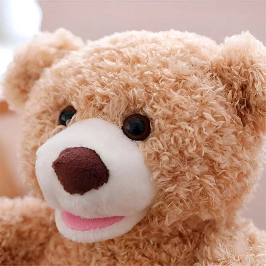 Musical Interactive Bear Plush Toy for Kids - Singing and Peek-a-Boo Fun!