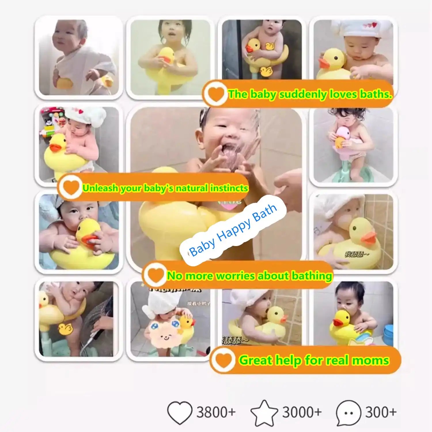 Baby Standing Bath Maker