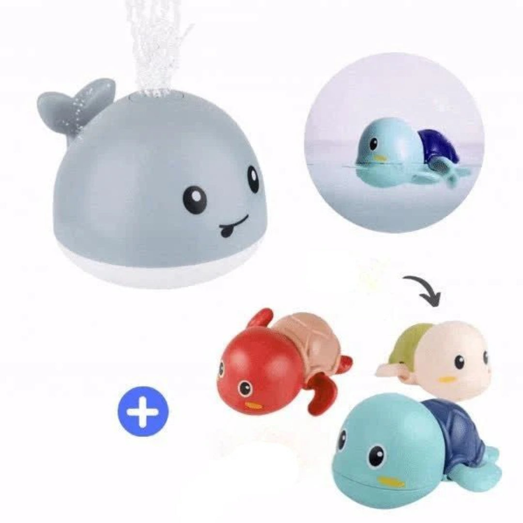 Floating Whale Bath Toy for Fun Water Play
