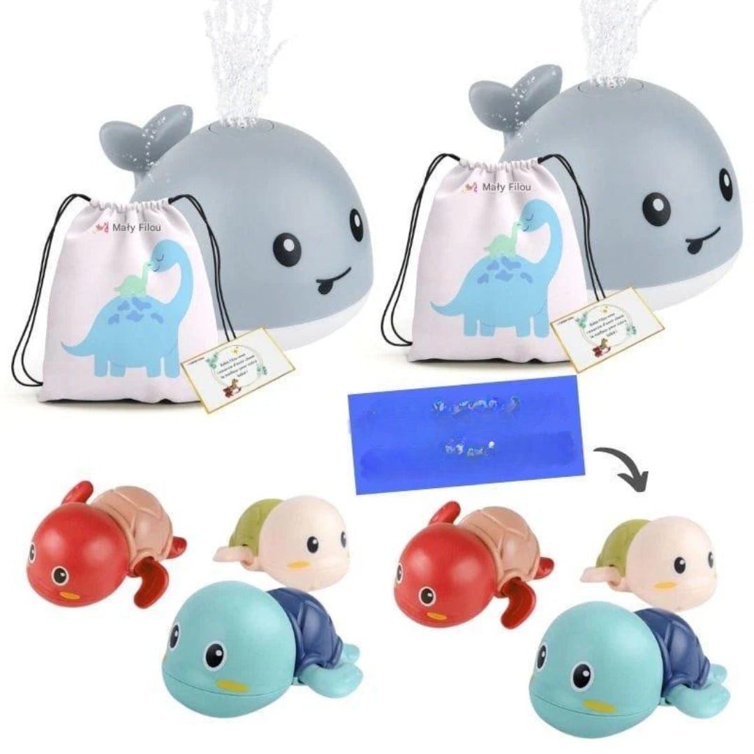 Floating Whale Bath Toy for Fun Water Play