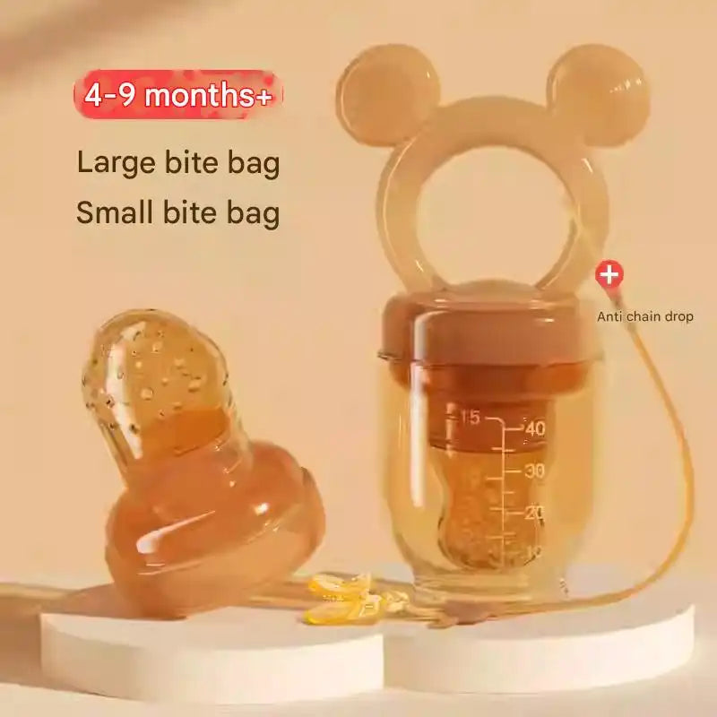 Baby Fruit Feeder Pacifier - Safe Silicone Mesh Teething Toy for Infants 6+ Months - WEIQUEEN™