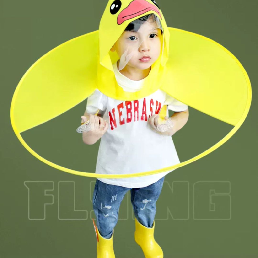Rain Quack - Rain Quack Set (Cloak + Rain boots 27/Inner shoe length 6.3") M (Recommended height 110cm/3‘7"-145cm/4'9") produ