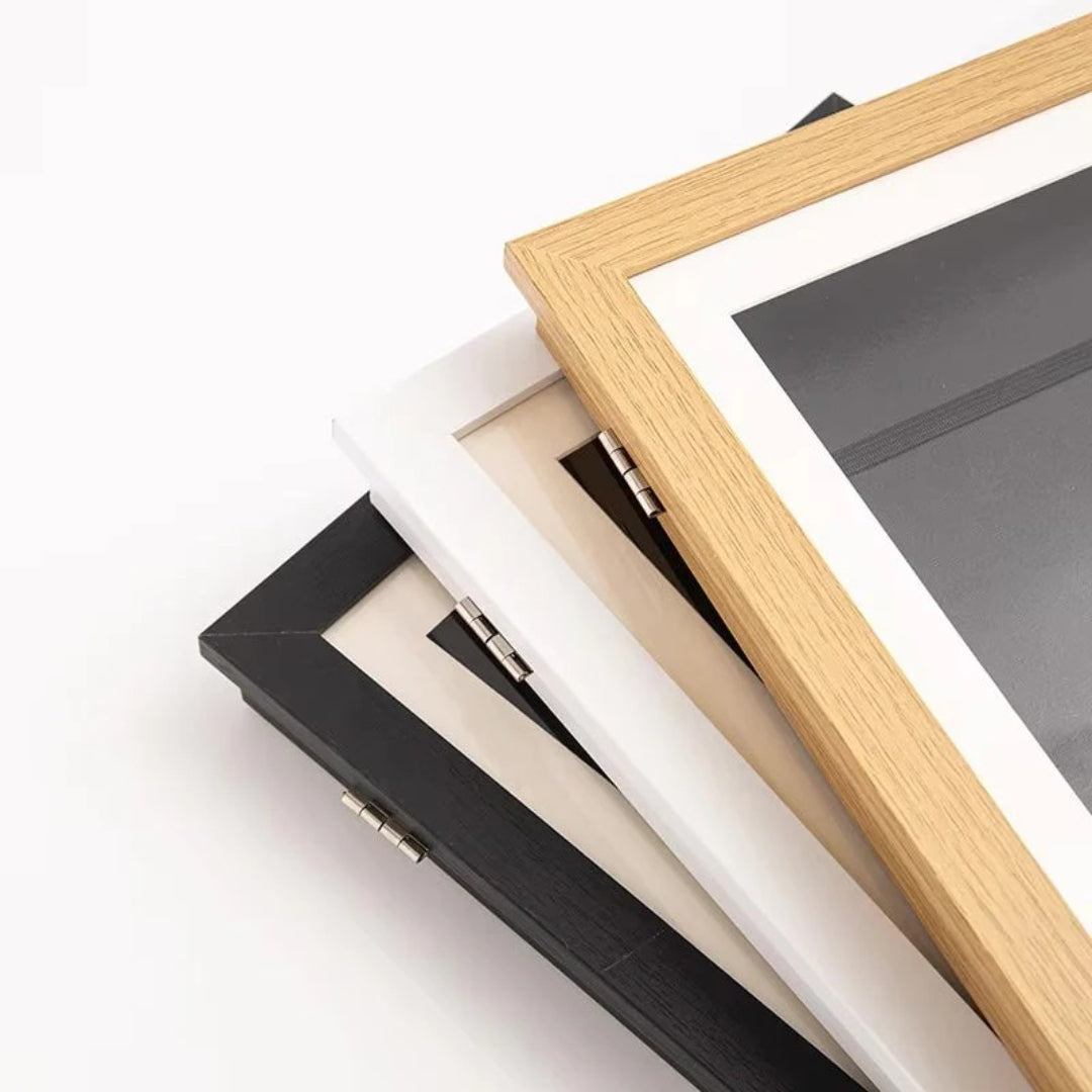 Kids' Art Display Frame with Front Opening for Easy Storage