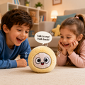 Talking Dancing Mood Plush Toy, Voice Repeating Interactive Plush Buddy, Vibrating Singing Plush Ball, Funny Soft Gift Toy for Kids, Family, Desk & Bedroom
