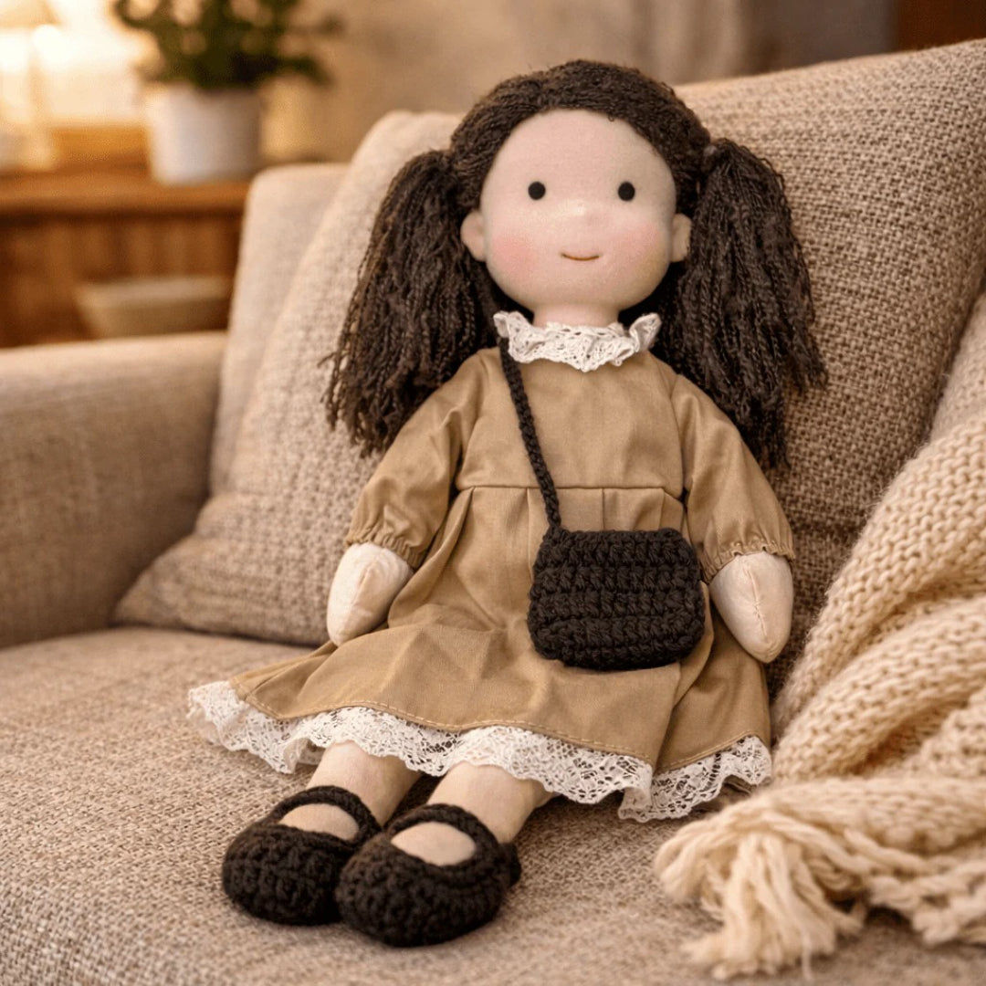 Soft Cotton Handmade Waldorf Doll – Perfect for Playtime