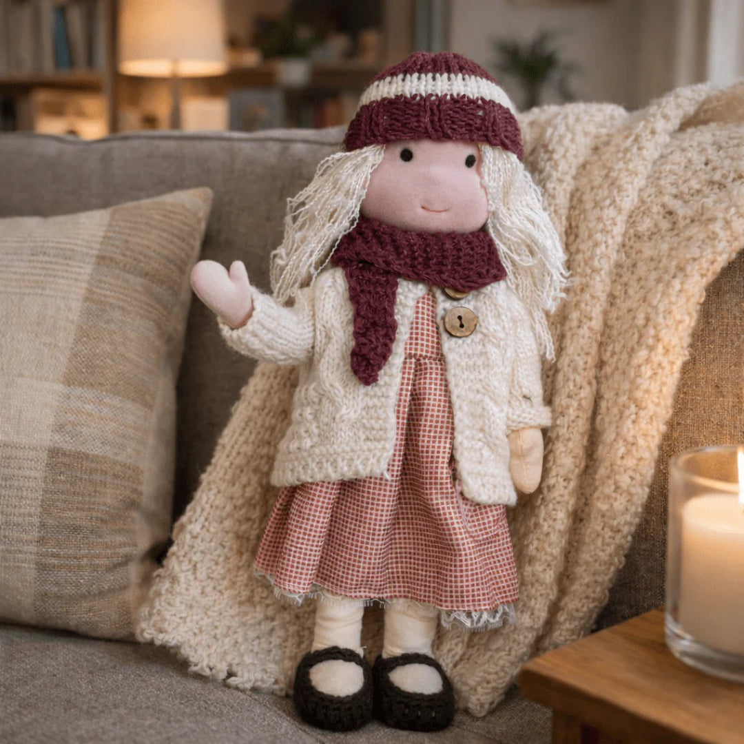 Soft Cotton Handmade Waldorf Doll – Perfect for Playtime