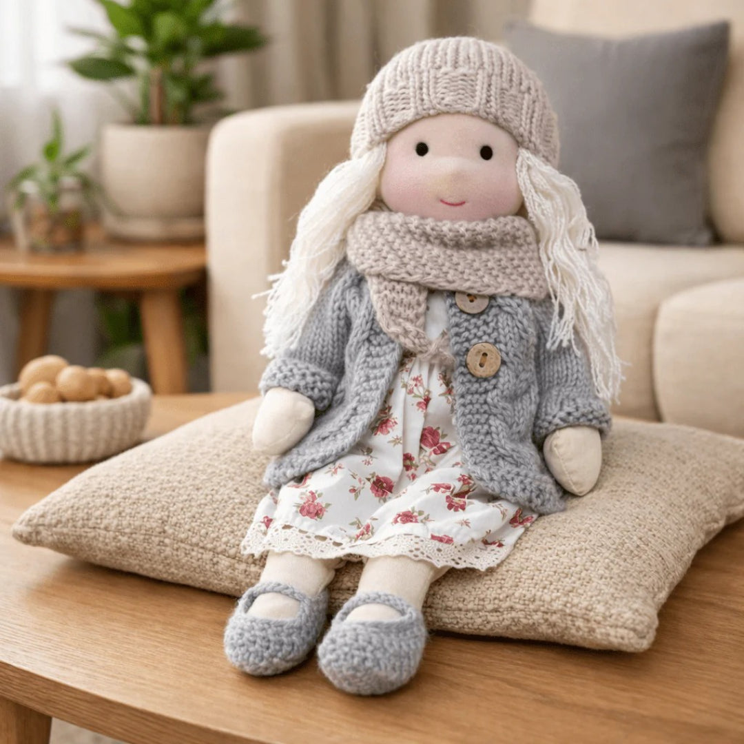 Soft Cotton Handmade Waldorf Doll – Perfect for Playtime
