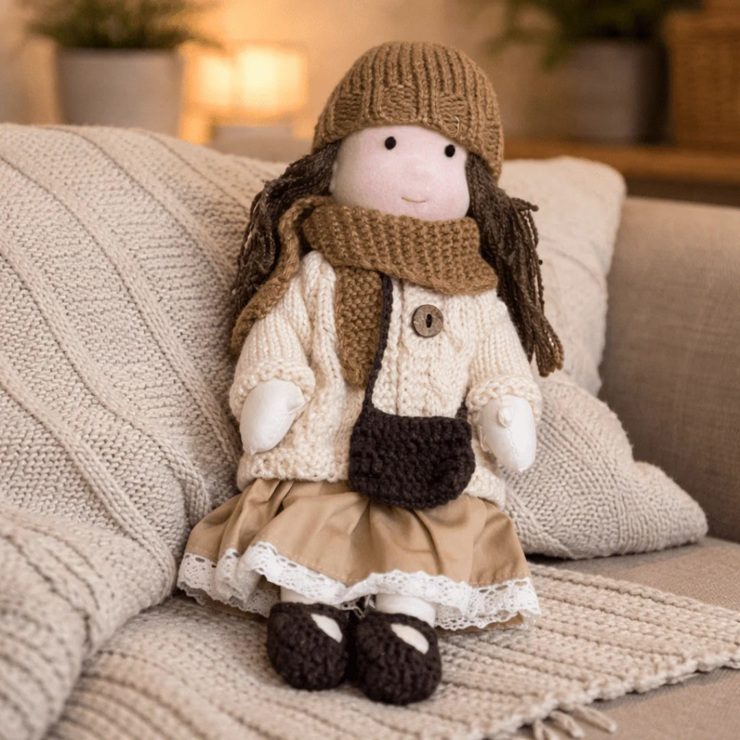 Soft Cotton Handmade Waldorf Doll – Perfect for Playtime