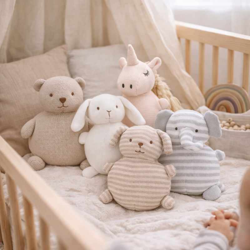 Knitted Animal Soft Toy