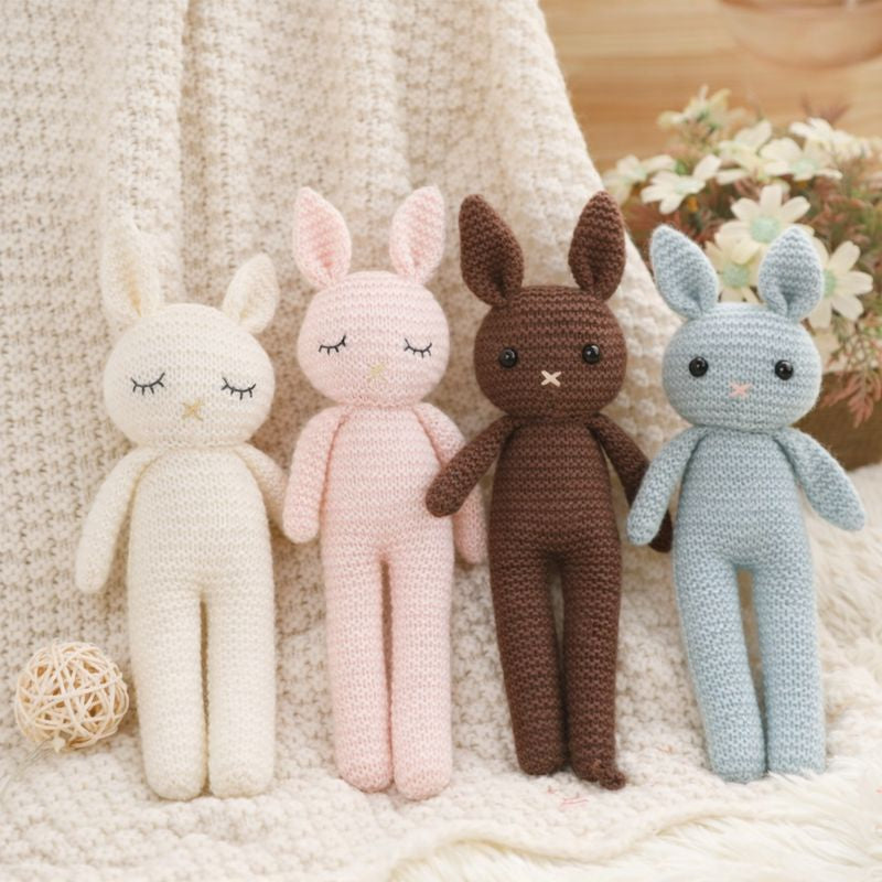 Knitted Rabbit Comfort Doll