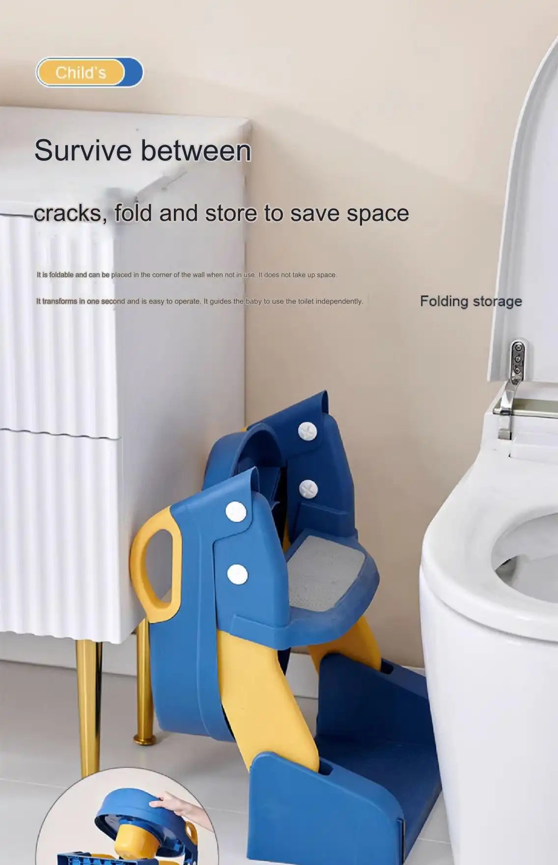 Children S Toilet Seat - blue-1 polyurethane-pu product view