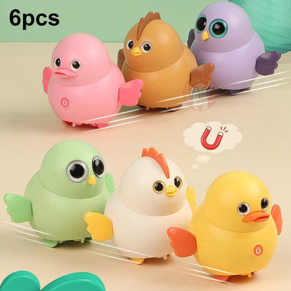 Cute Swinging Magnetic Walking Chicken Squad Toy