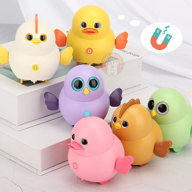 Cute Swinging Magnetic Walking Chicken Squad Toy