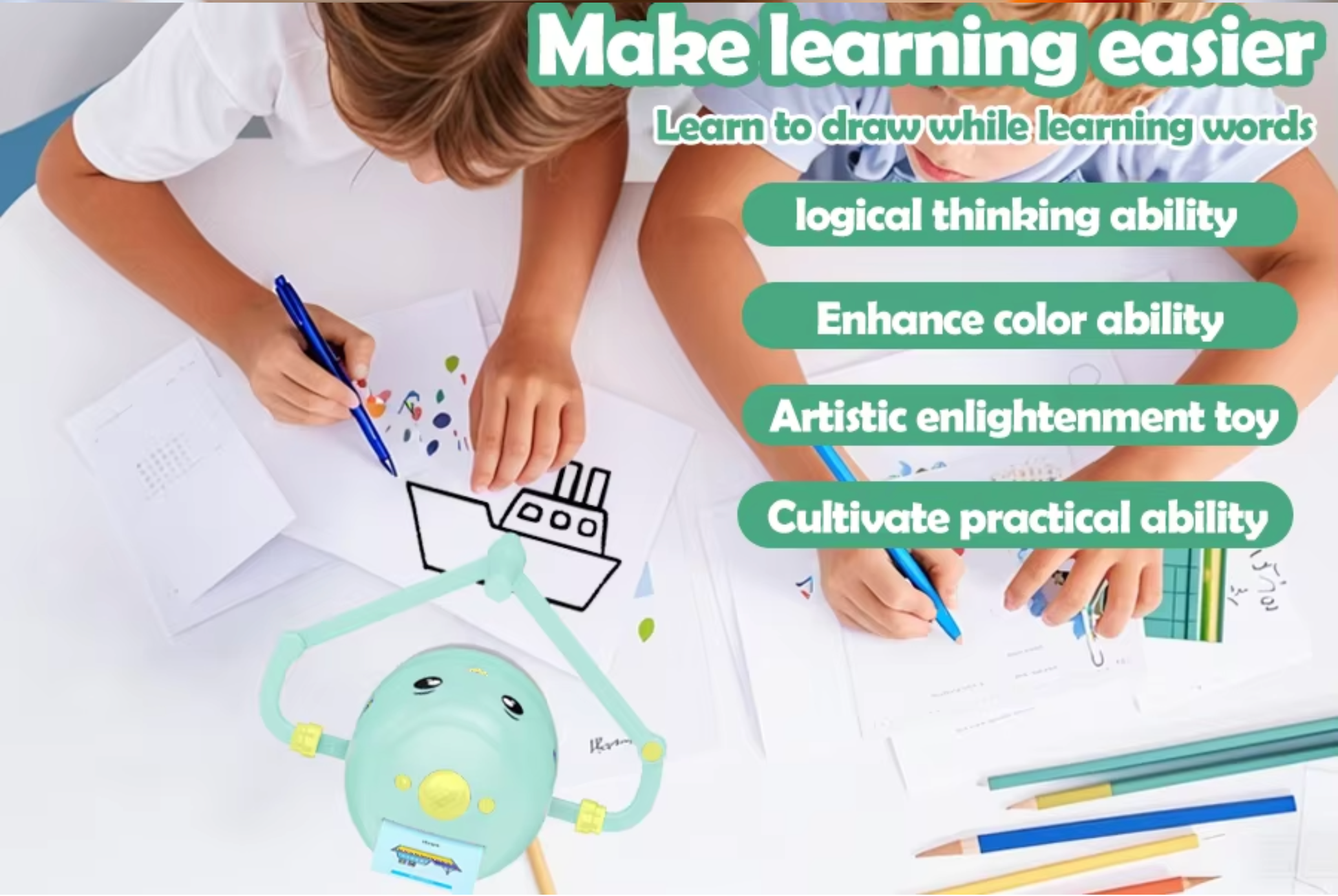 Drawing Robot for Kids – Interactive Educational Art Companion