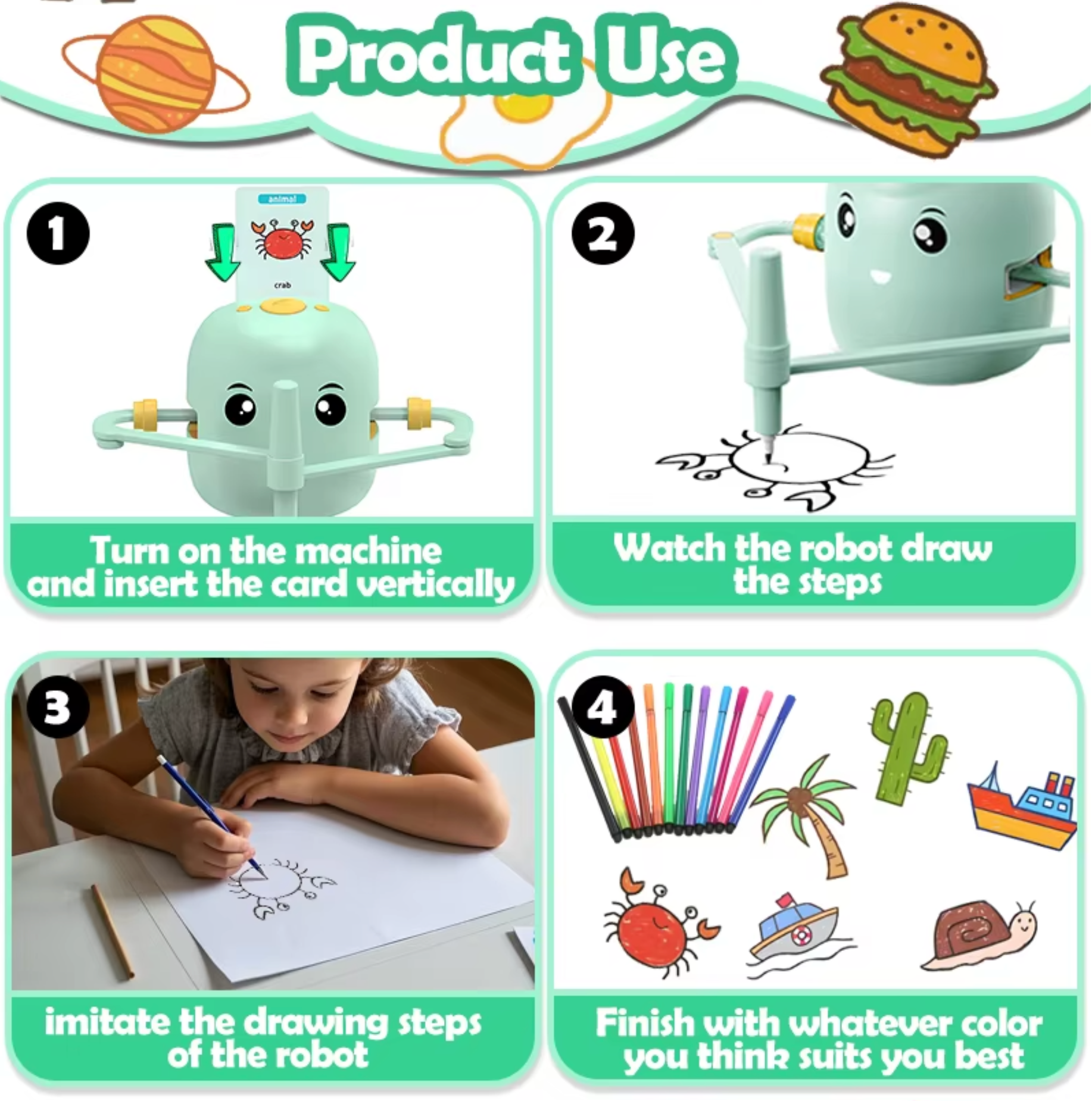 Drawing Robot for Kids – Interactive Educational Art Companion