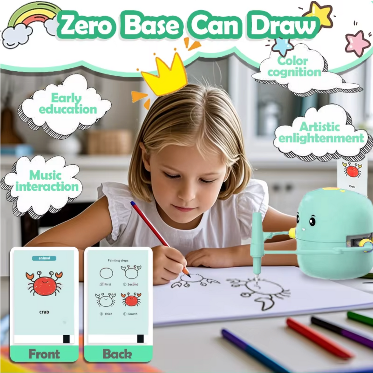 Drawing Robot for Kids – Interactive Educational Art Companion