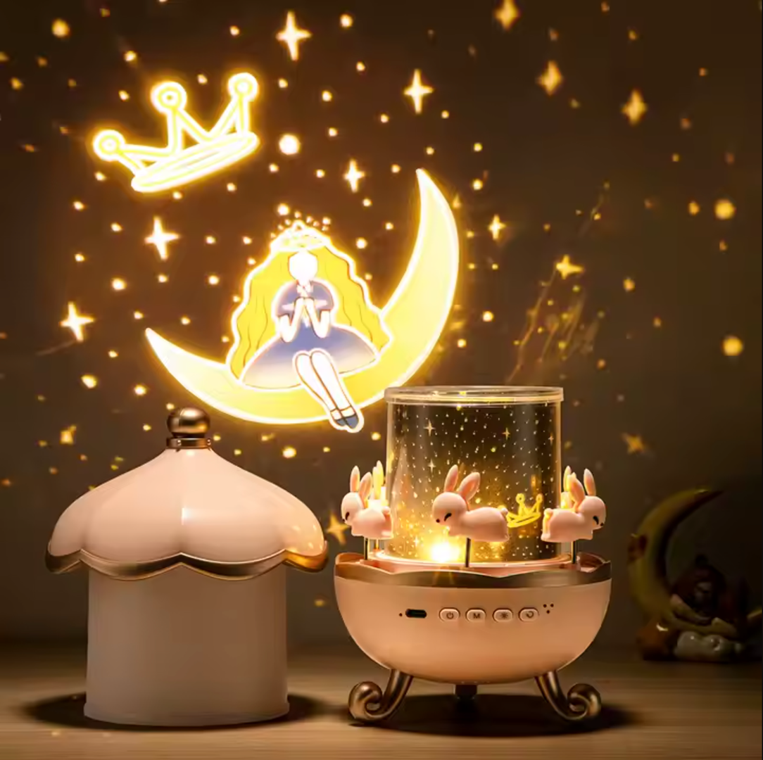 Kids' Rotating Night Light Projector – Fun Projection Designs