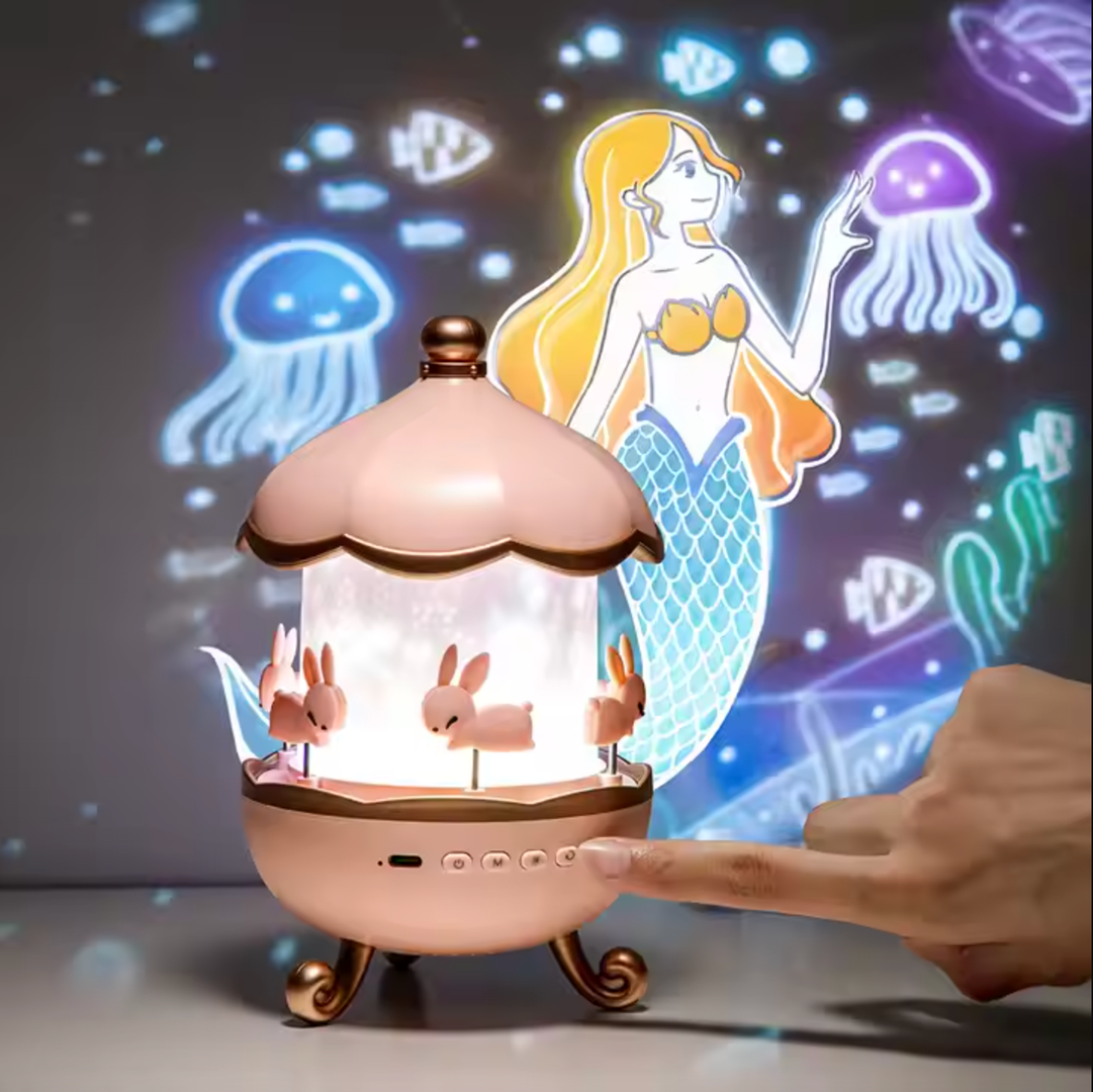 Kids' Rotating Night Light Projector – Fun Projection Designs