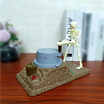 Funny Piggy Bank Automatic Skull Ghost Grinding Creative Music Coin Money Saving Box Baby Kids Child Gift - MEACAOFG