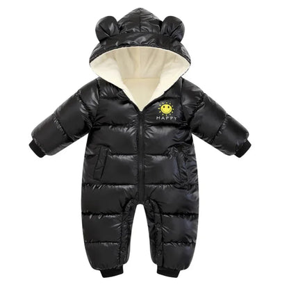 Newborn Baby Winter Waterproof Down Snowsuit