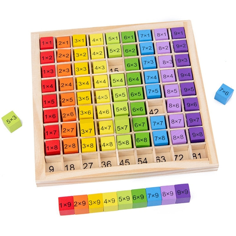 Wooden Math Wonders Playset