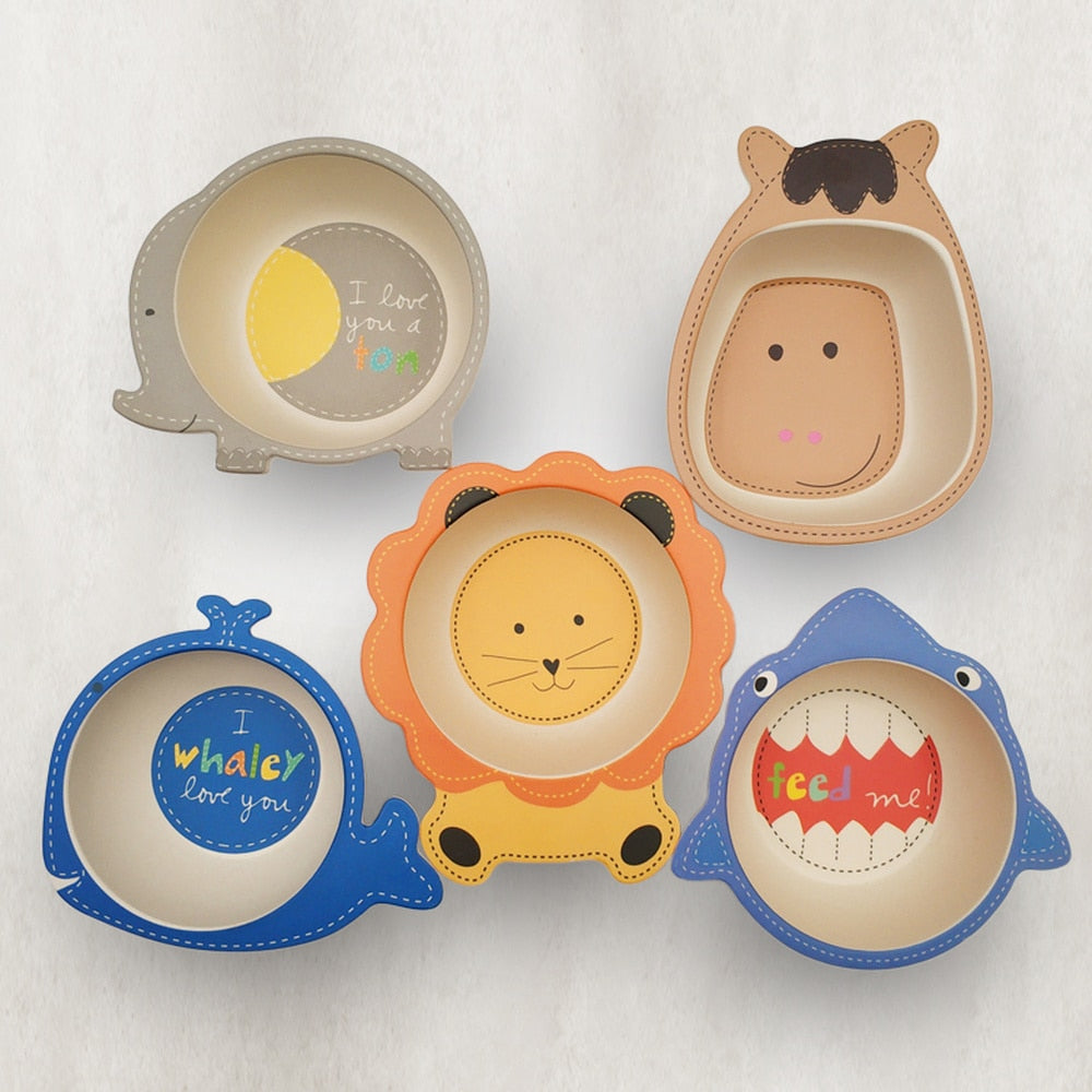 Bamboo Animal Bowls