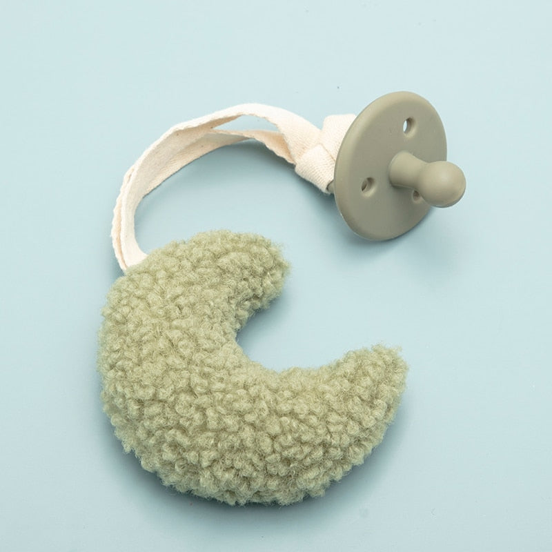 Teddy Moon Pacifier Holder