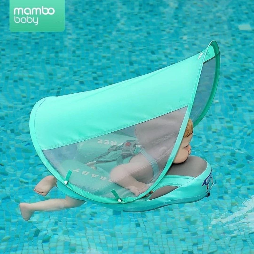 Infant Inflatable Swimming Ring with Safety Harness